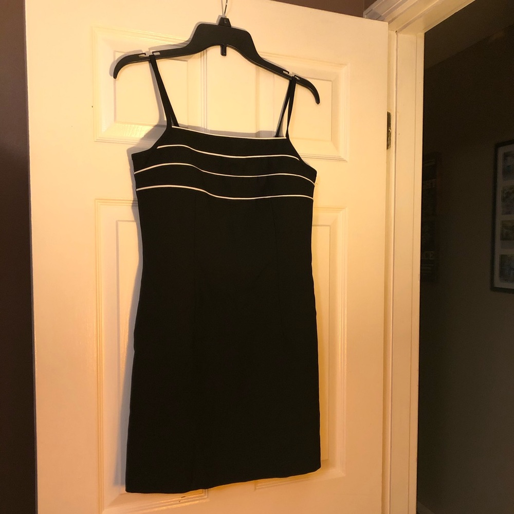 Black, mini dress